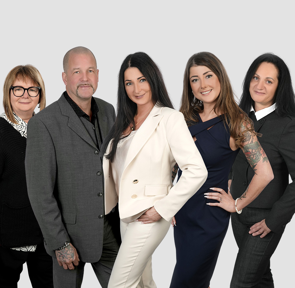 Das 4-köpfige Team der VF Personalservice & Event Crew GmbH